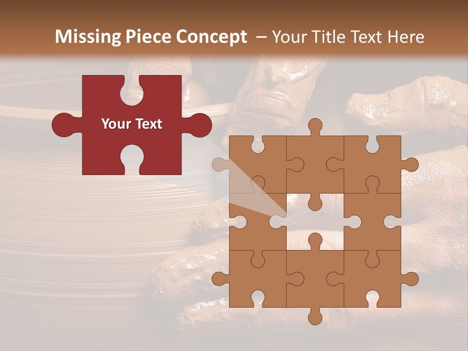 Sanding Vessel Cup PowerPoint Template