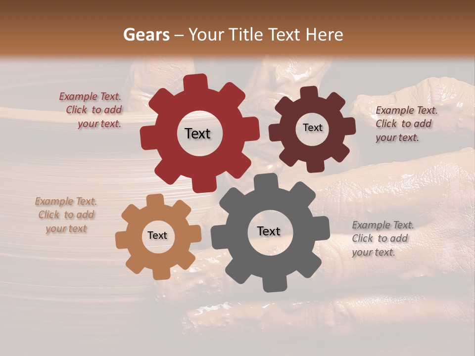 Sanding Vessel Cup PowerPoint Template