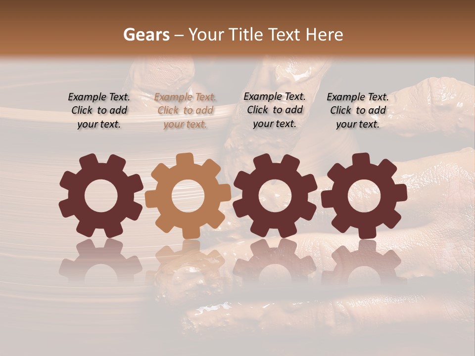 Sanding Vessel Cup PowerPoint Template