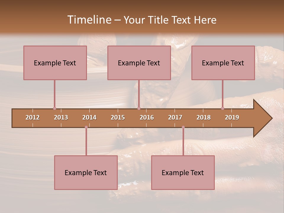 Sanding Vessel Cup PowerPoint Template