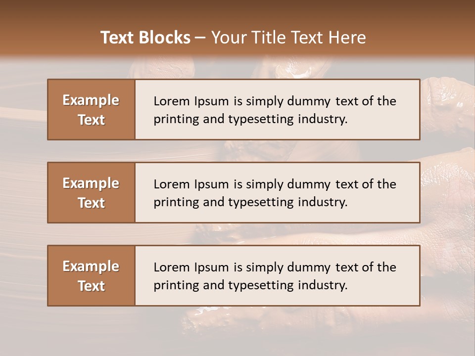 Sanding Vessel Cup PowerPoint Template