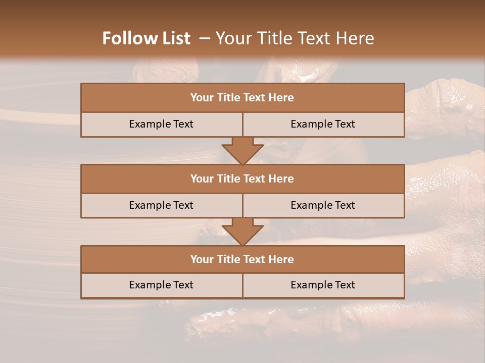 Sanding Vessel Cup PowerPoint Template