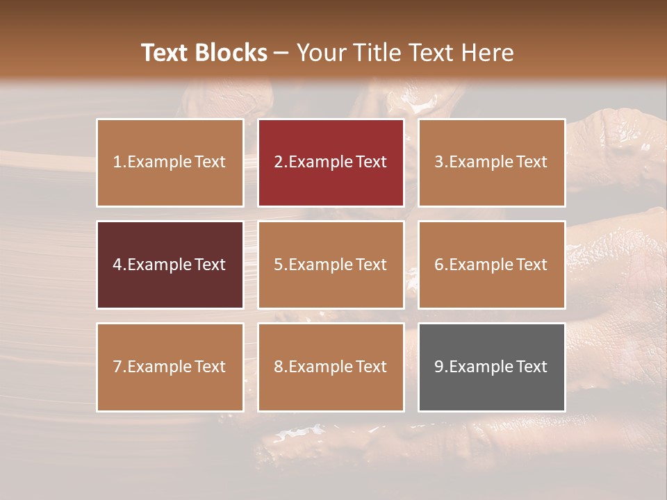 Sanding Vessel Cup PowerPoint Template