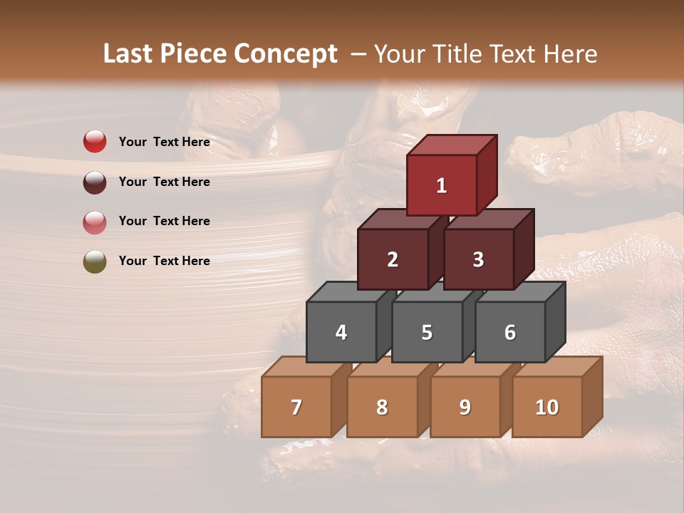 Sanding Vessel Cup PowerPoint Template