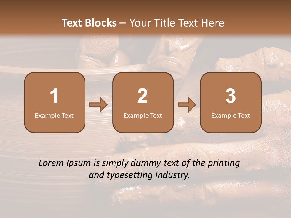 Sanding Vessel Cup PowerPoint Template