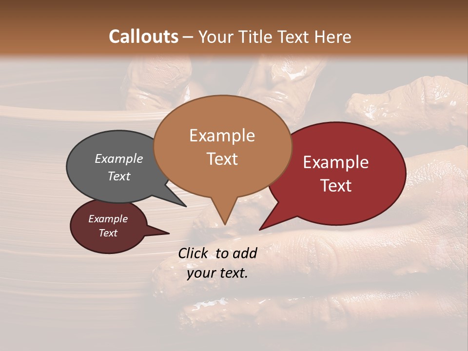 Sanding Vessel Cup PowerPoint Template