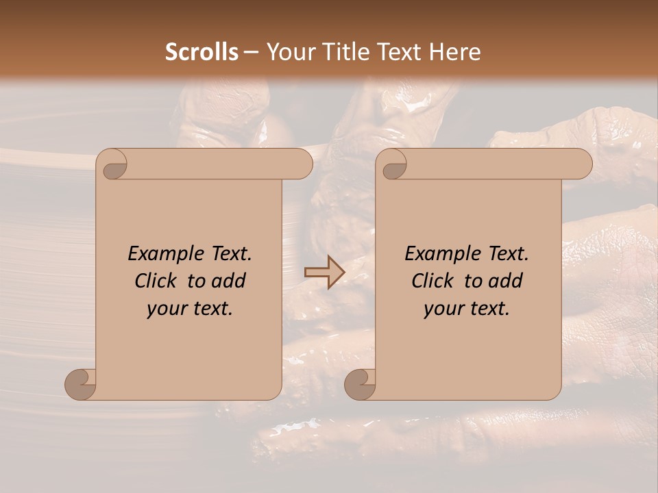 Sanding Vessel Cup PowerPoint Template