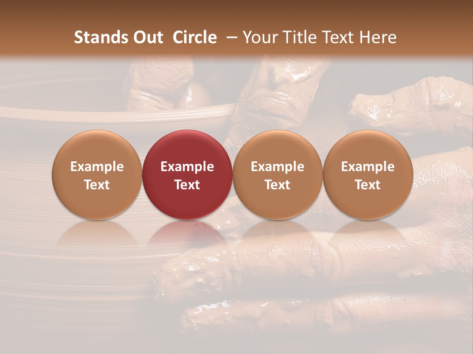 Sanding Vessel Cup PowerPoint Template