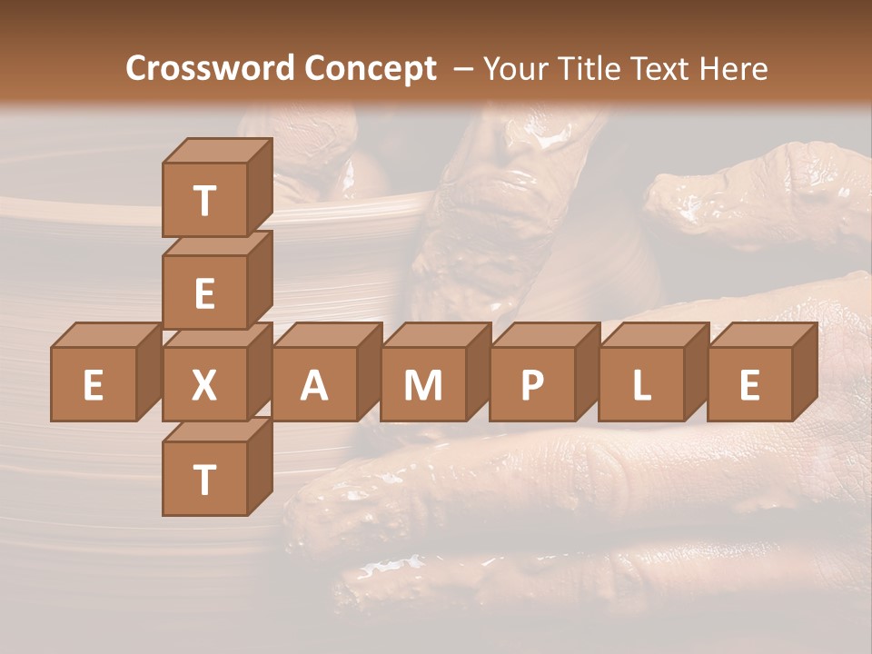Sanding Vessel Cup PowerPoint Template
