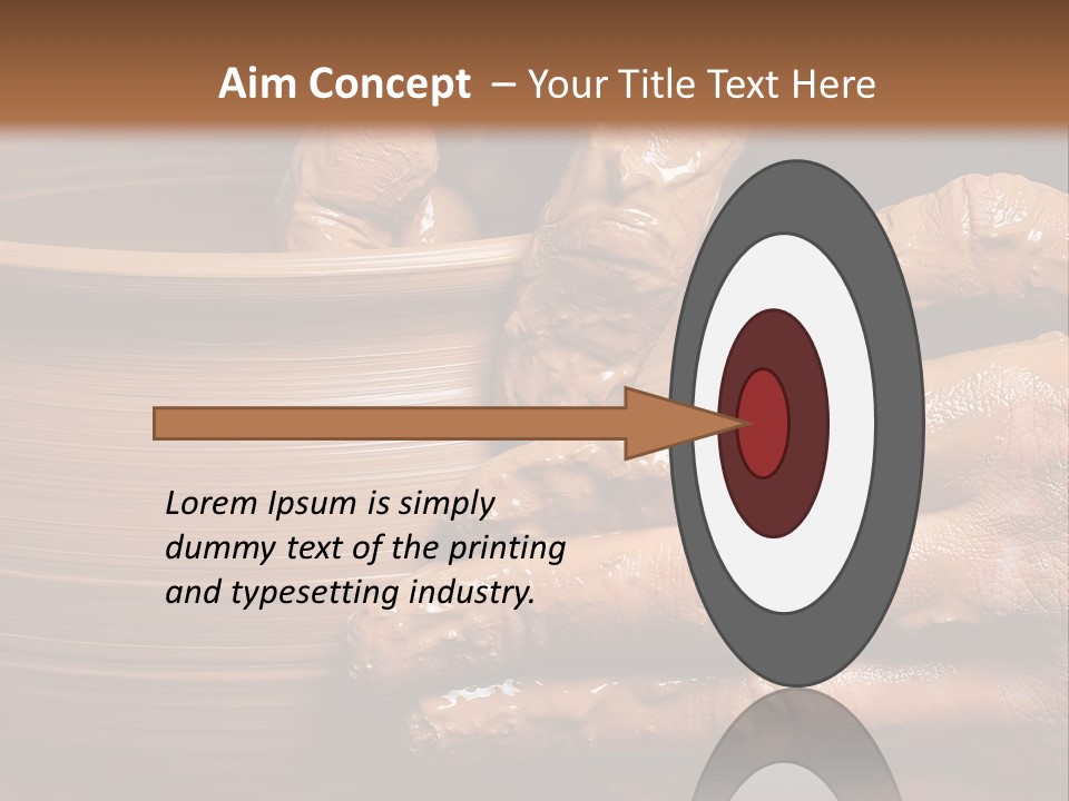 Sanding Vessel Cup PowerPoint Template
