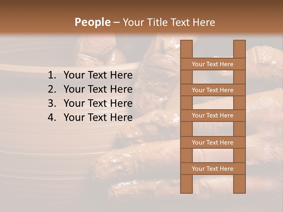 Sanding Vessel Cup PowerPoint Template