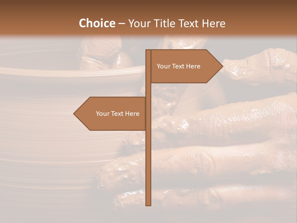 Sanding Vessel Cup PowerPoint Template