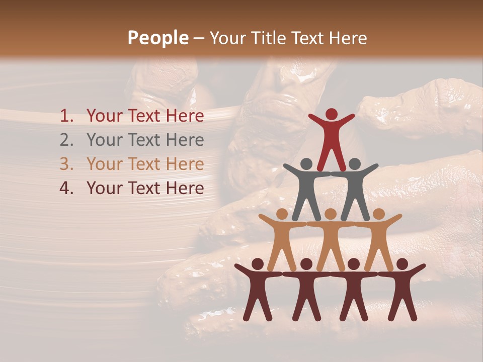 Sanding Vessel Cup PowerPoint Template