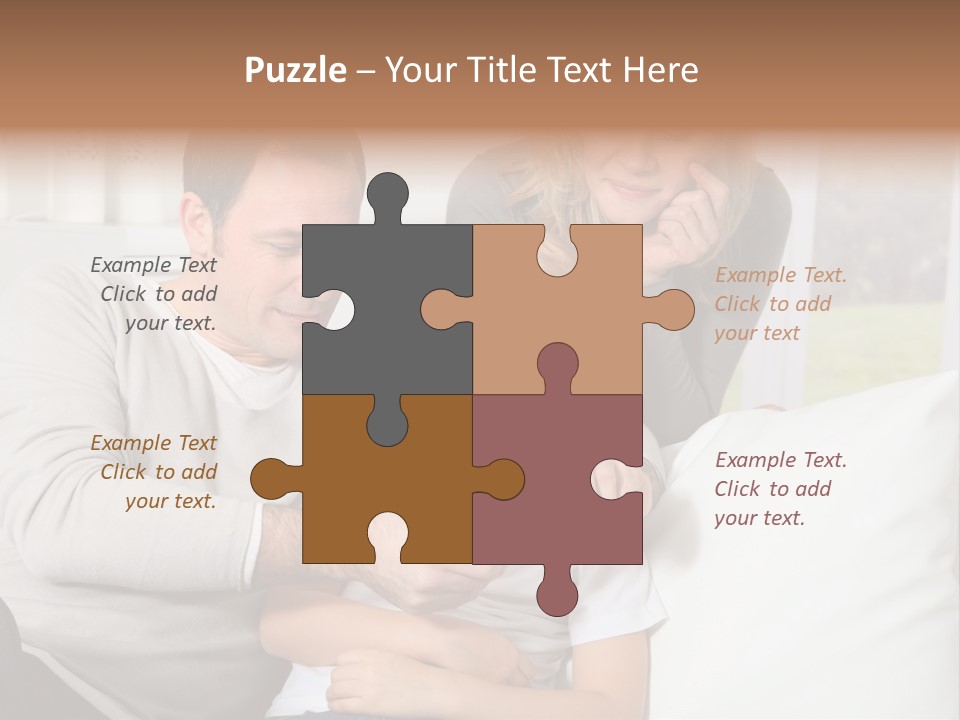 Little Happy Portrait PowerPoint Template