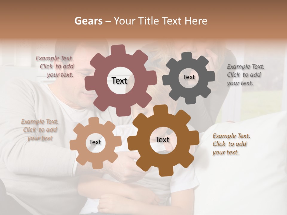 Little Happy Portrait PowerPoint Template