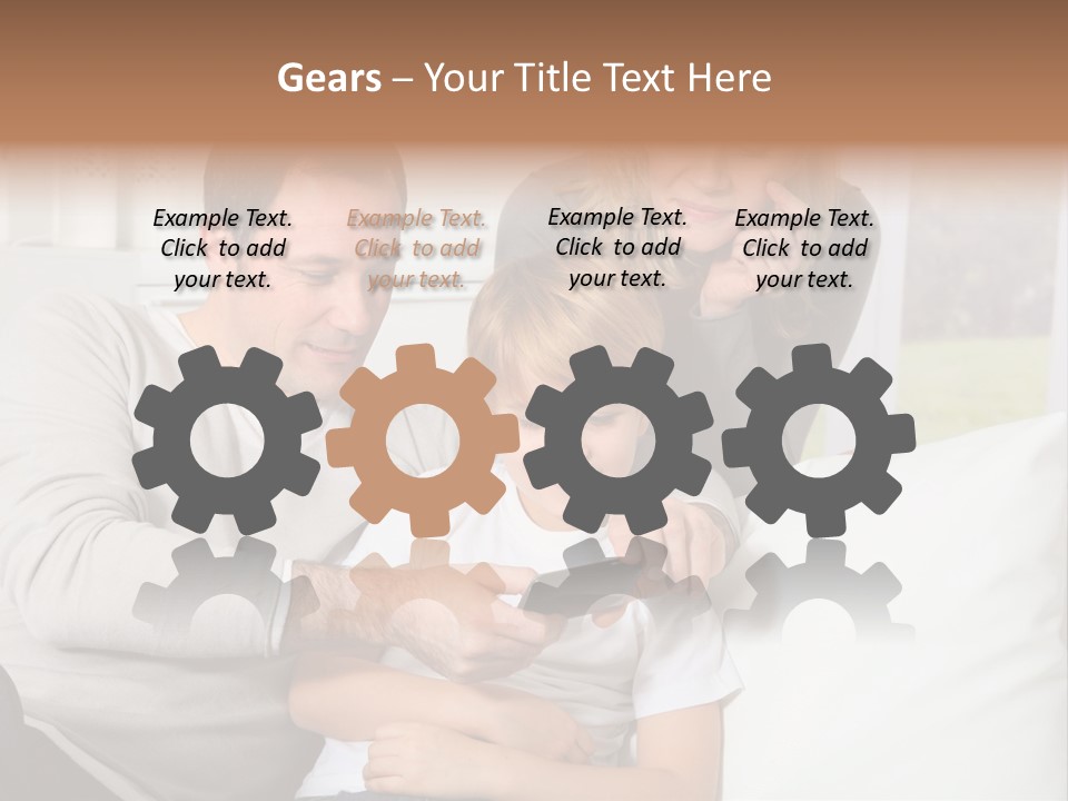 Little Happy Portrait PowerPoint Template