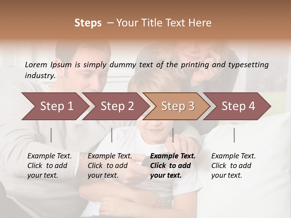 Little Happy Portrait PowerPoint Template