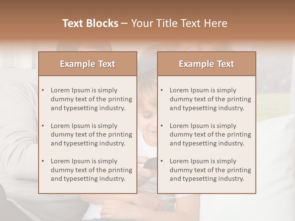 Little Happy Portrait PowerPoint Template