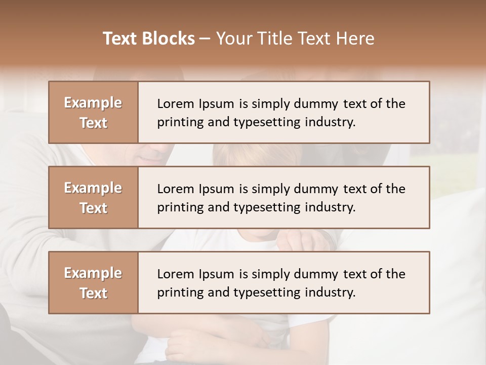 Little Happy Portrait PowerPoint Template