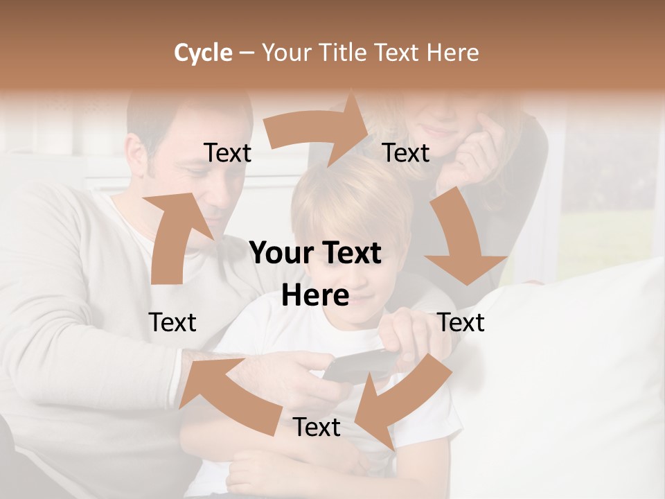 Little Happy Portrait PowerPoint Template