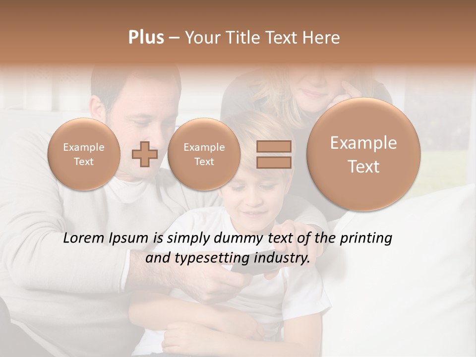 Little Happy Portrait PowerPoint Template