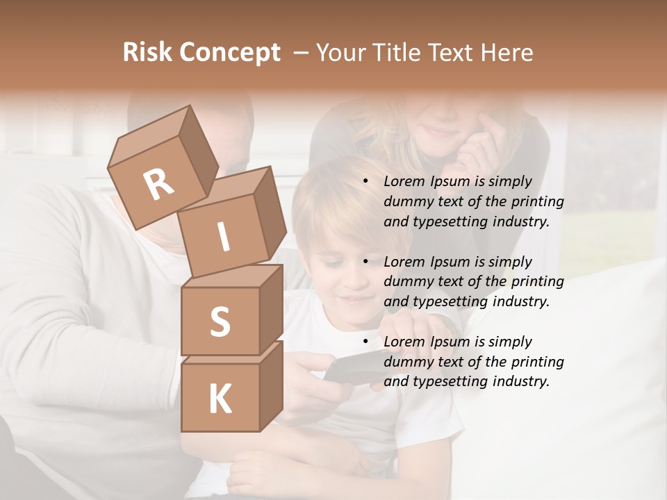 Little Happy Portrait PowerPoint Template