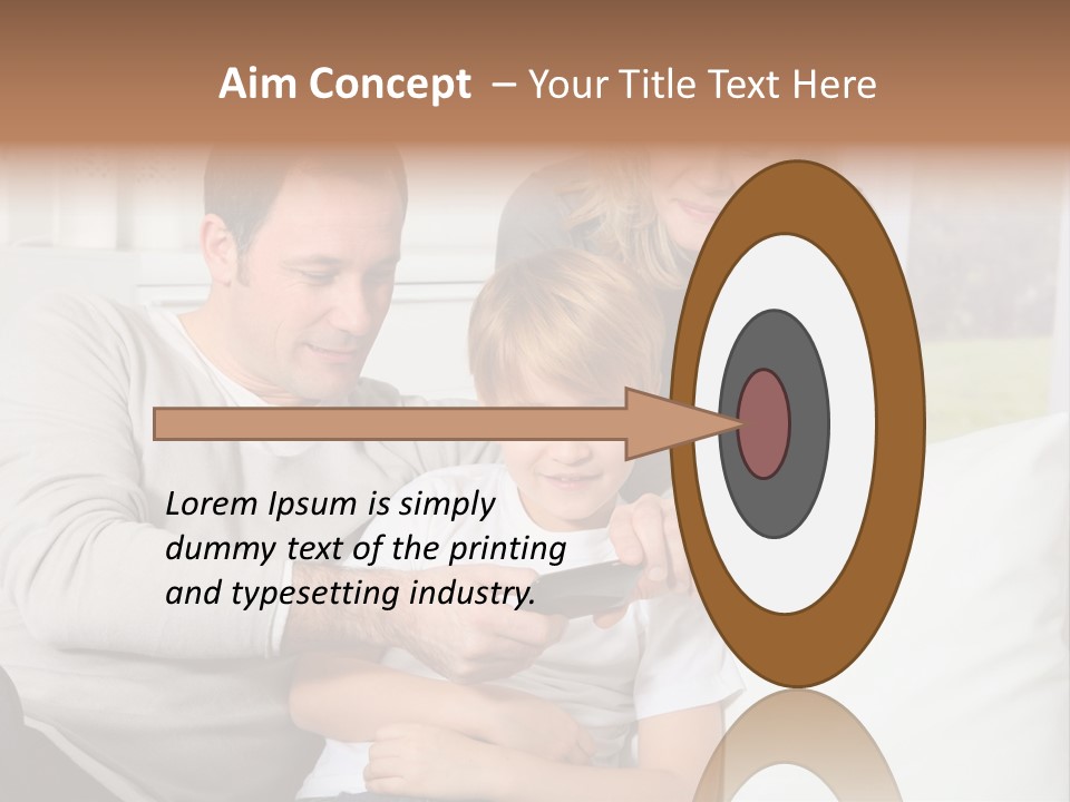 Little Happy Portrait PowerPoint Template