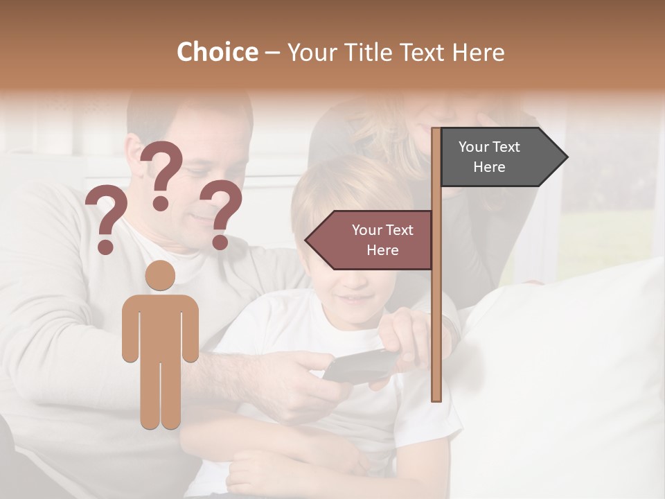 Little Happy Portrait PowerPoint Template