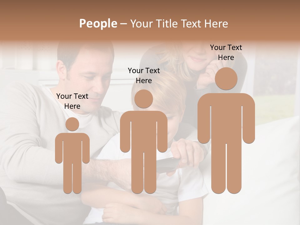 Little Happy Portrait PowerPoint Template