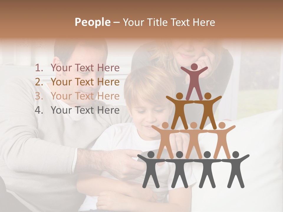 Little Happy Portrait PowerPoint Template