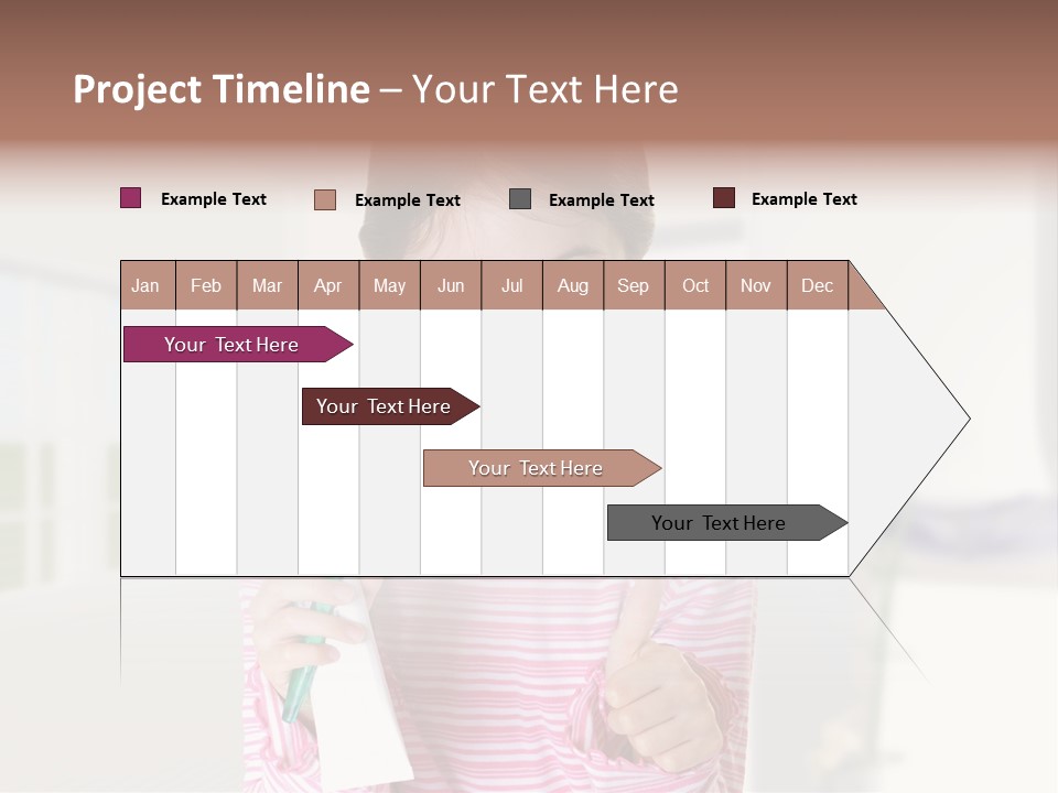 A Young Girl Holding A Toothbrush And Giving A Thumbs Up PowerPoint Template