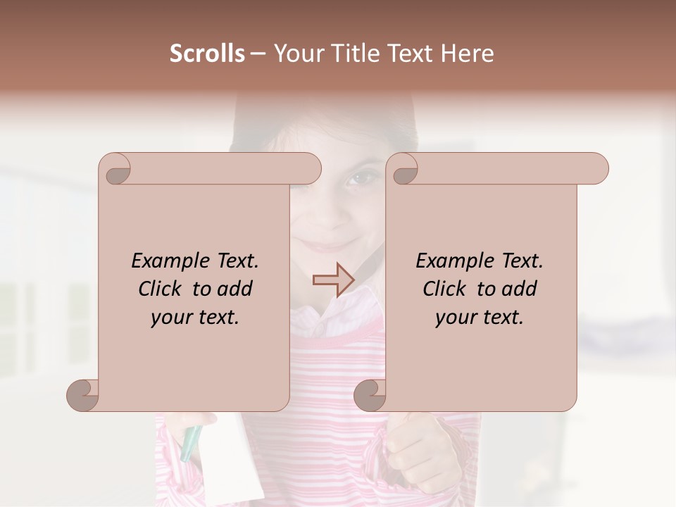 A Young Girl Holding A Toothbrush And Giving A Thumbs Up PowerPoint Template