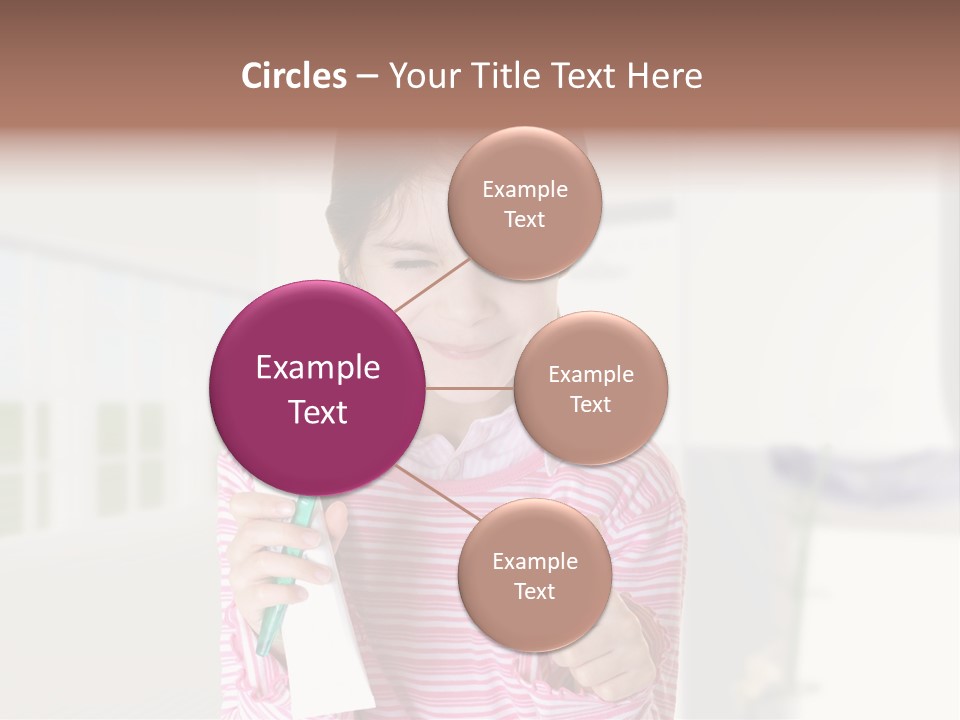 A Young Girl Holding A Toothbrush And Giving A Thumbs Up PowerPoint Template