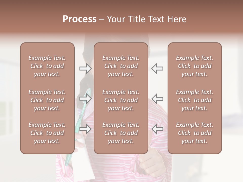 A Young Girl Holding A Toothbrush And Giving A Thumbs Up PowerPoint Template