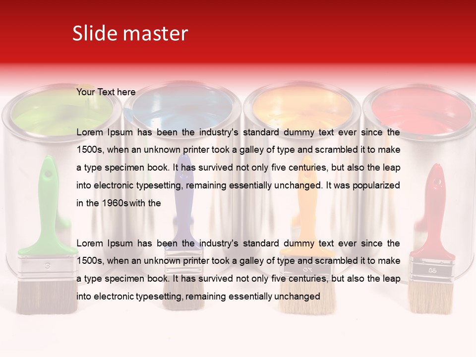 Descriptive Improvement Ink PowerPoint Template