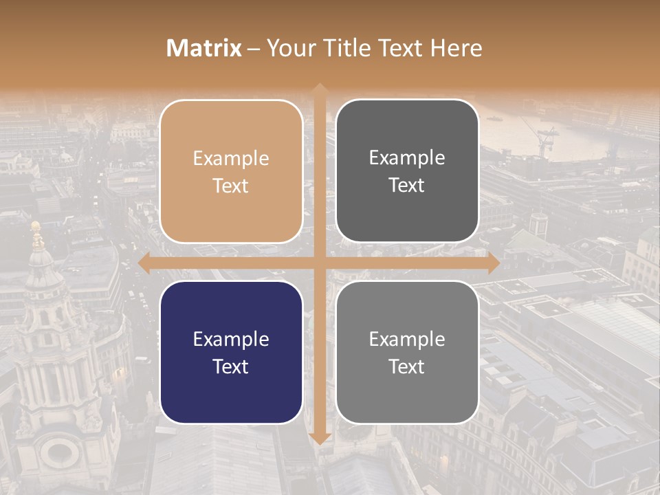 Downtown Crane Old PowerPoint Template