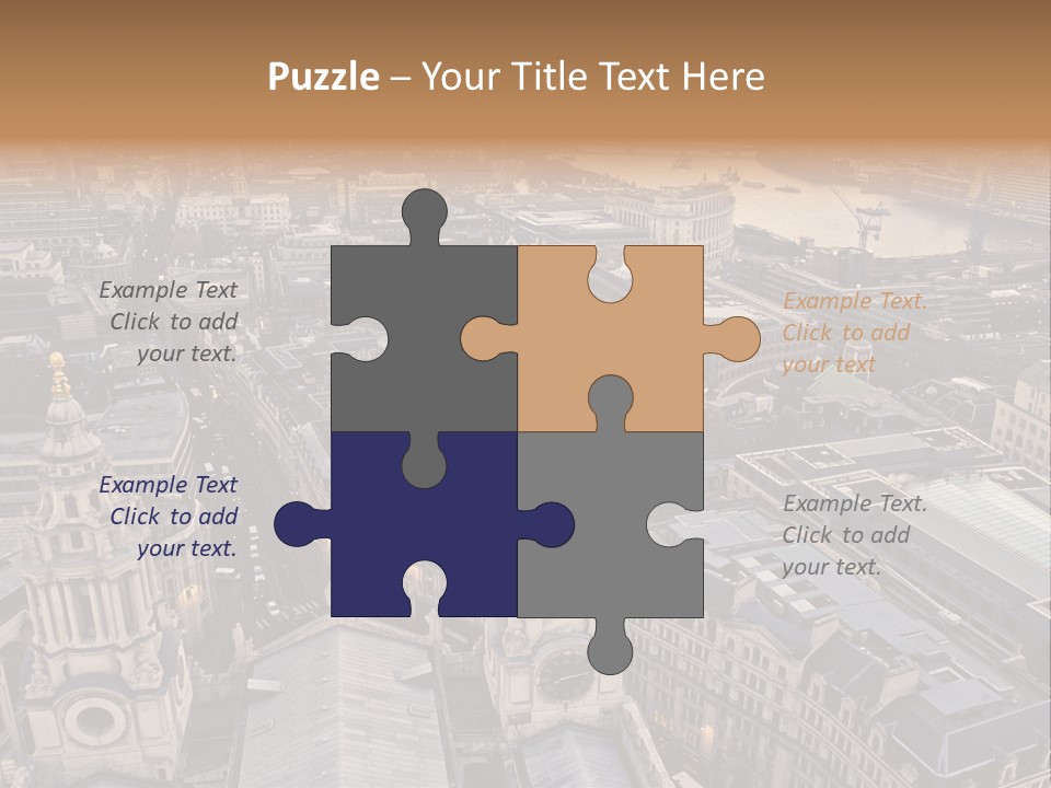 Downtown Crane Old PowerPoint Template