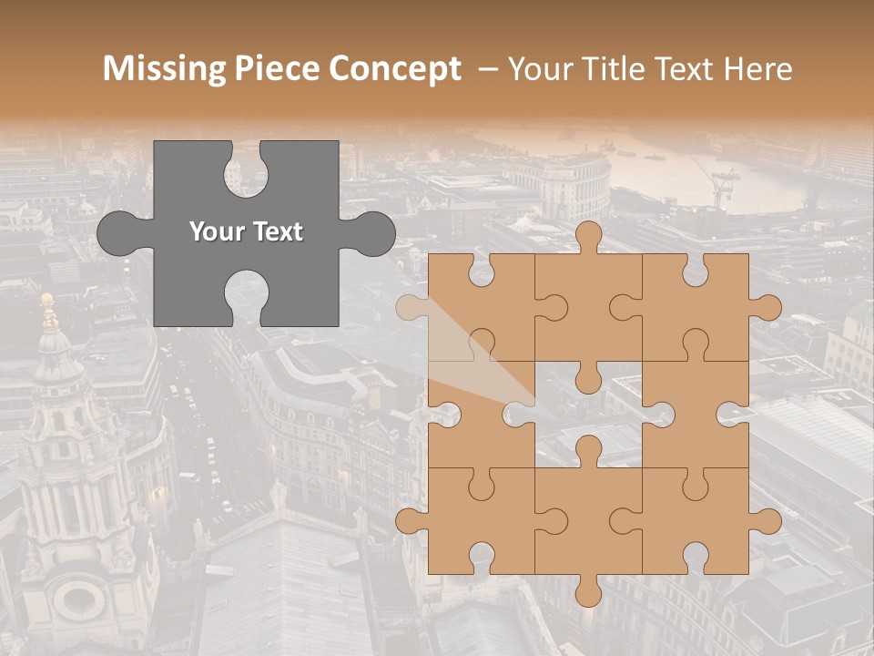 Downtown Crane Old PowerPoint Template