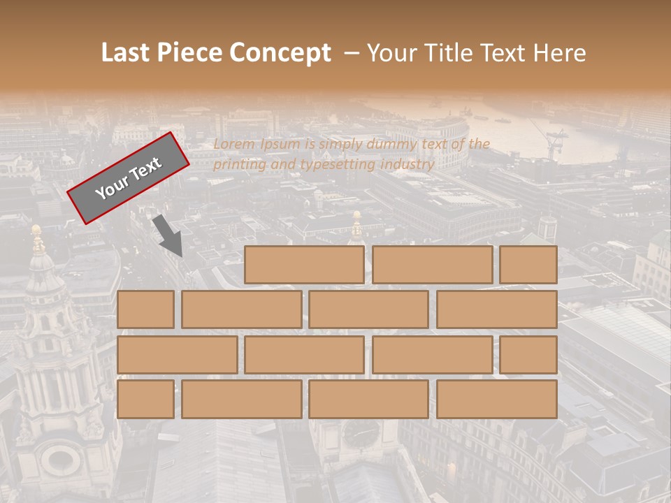 Downtown Crane Old PowerPoint Template