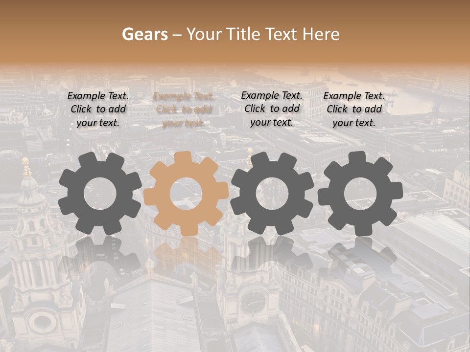 Downtown Crane Old PowerPoint Template