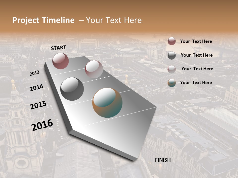 Downtown Crane Old PowerPoint Template