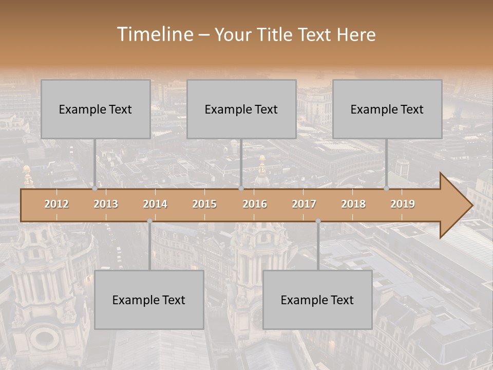 Downtown Crane Old PowerPoint Template