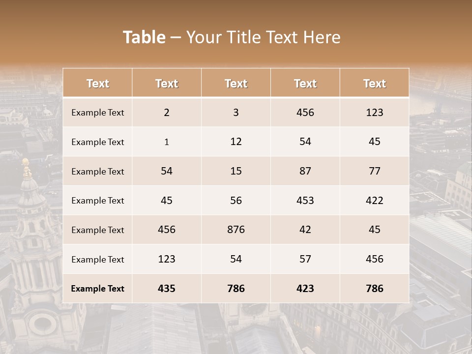 Downtown Crane Old PowerPoint Template