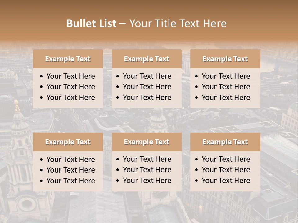 Downtown Crane Old PowerPoint Template