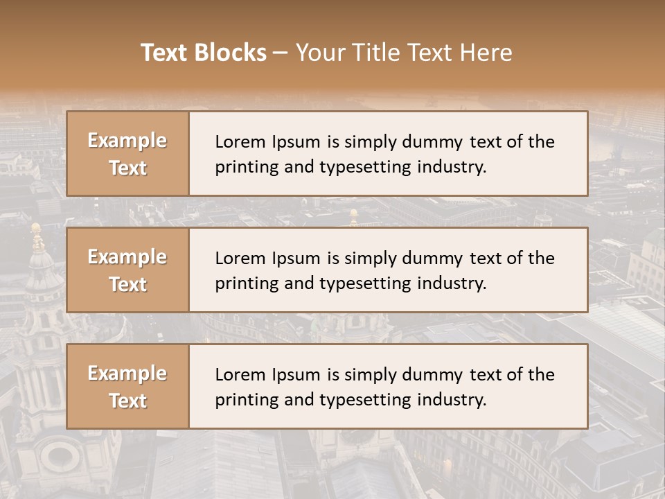 Downtown Crane Old PowerPoint Template