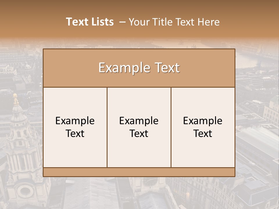 Downtown Crane Old PowerPoint Template