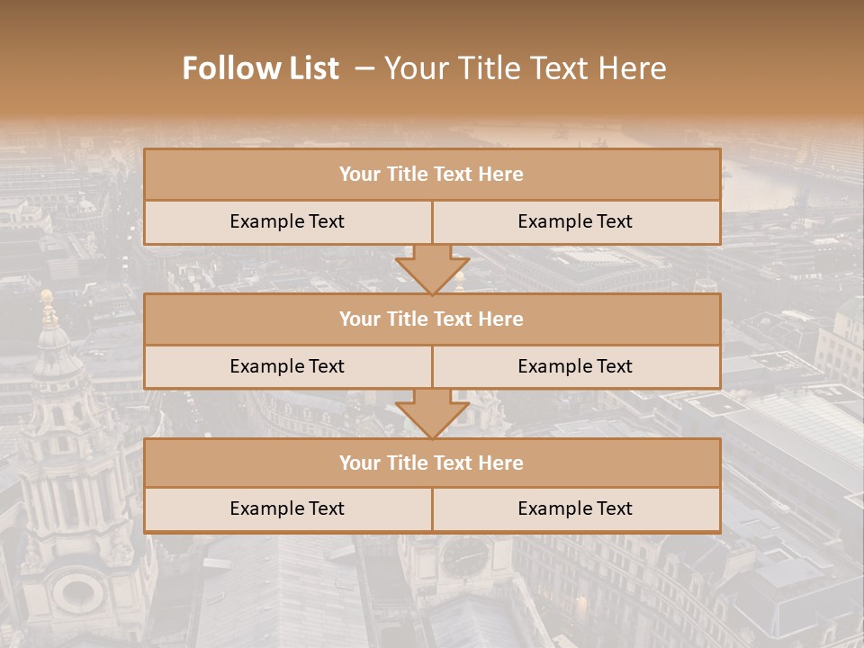 Downtown Crane Old PowerPoint Template