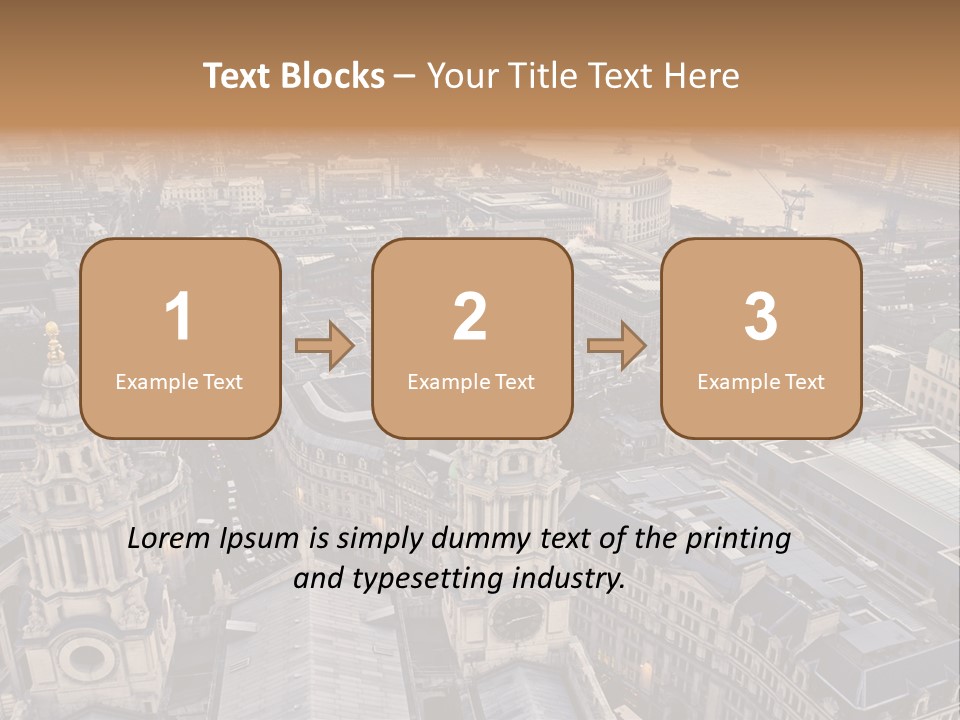 Downtown Crane Old PowerPoint Template