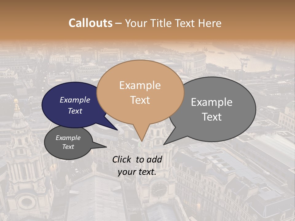 Downtown Crane Old PowerPoint Template