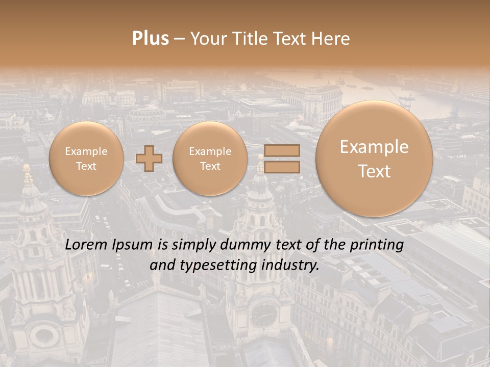 Downtown Crane Old PowerPoint Template